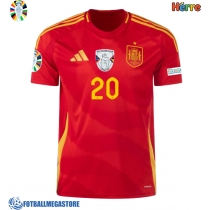 Fotballdrakt Herre Spania Pedri Gonzalez #20 Hjemmedrakt EM 2024 Kortermet